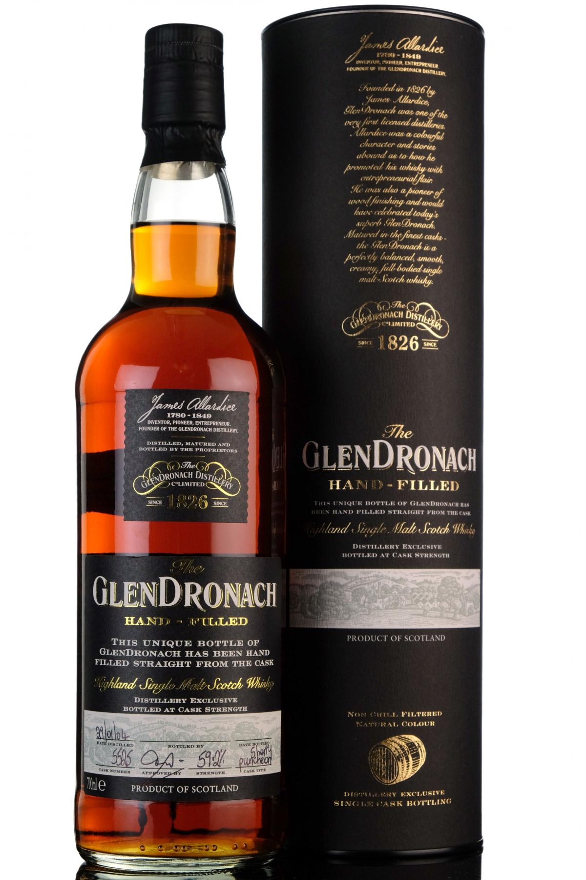 Glendronach 2004 Hand Filled Single Cask 5525