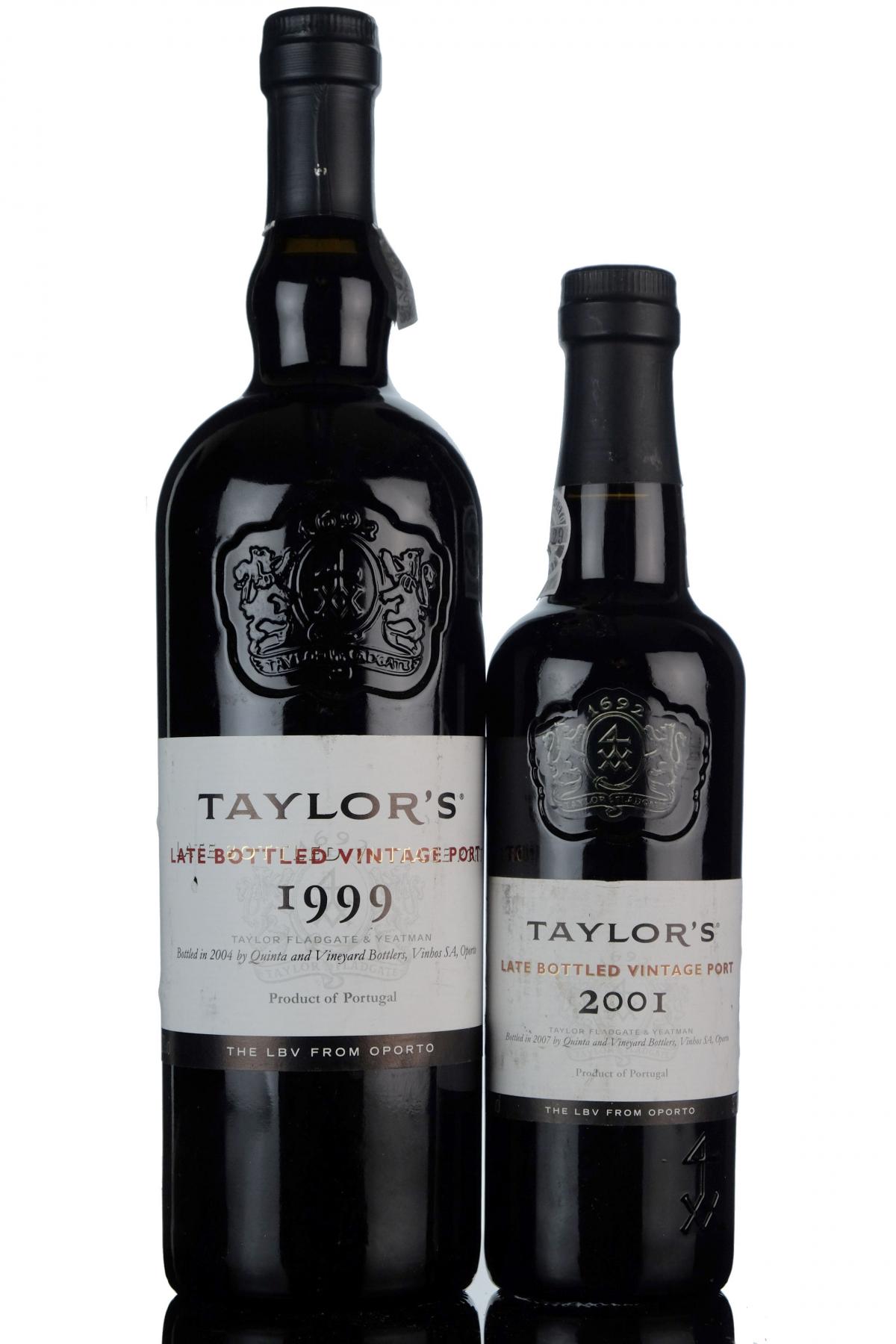2 x Taylors 1999  2001 Vintage Port