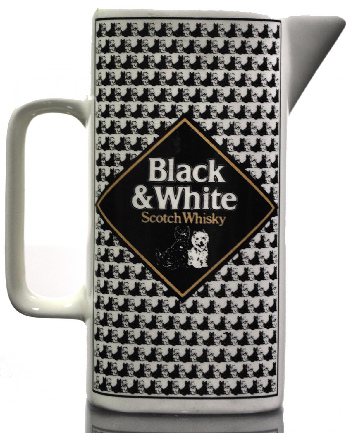 Black & White Water Jug