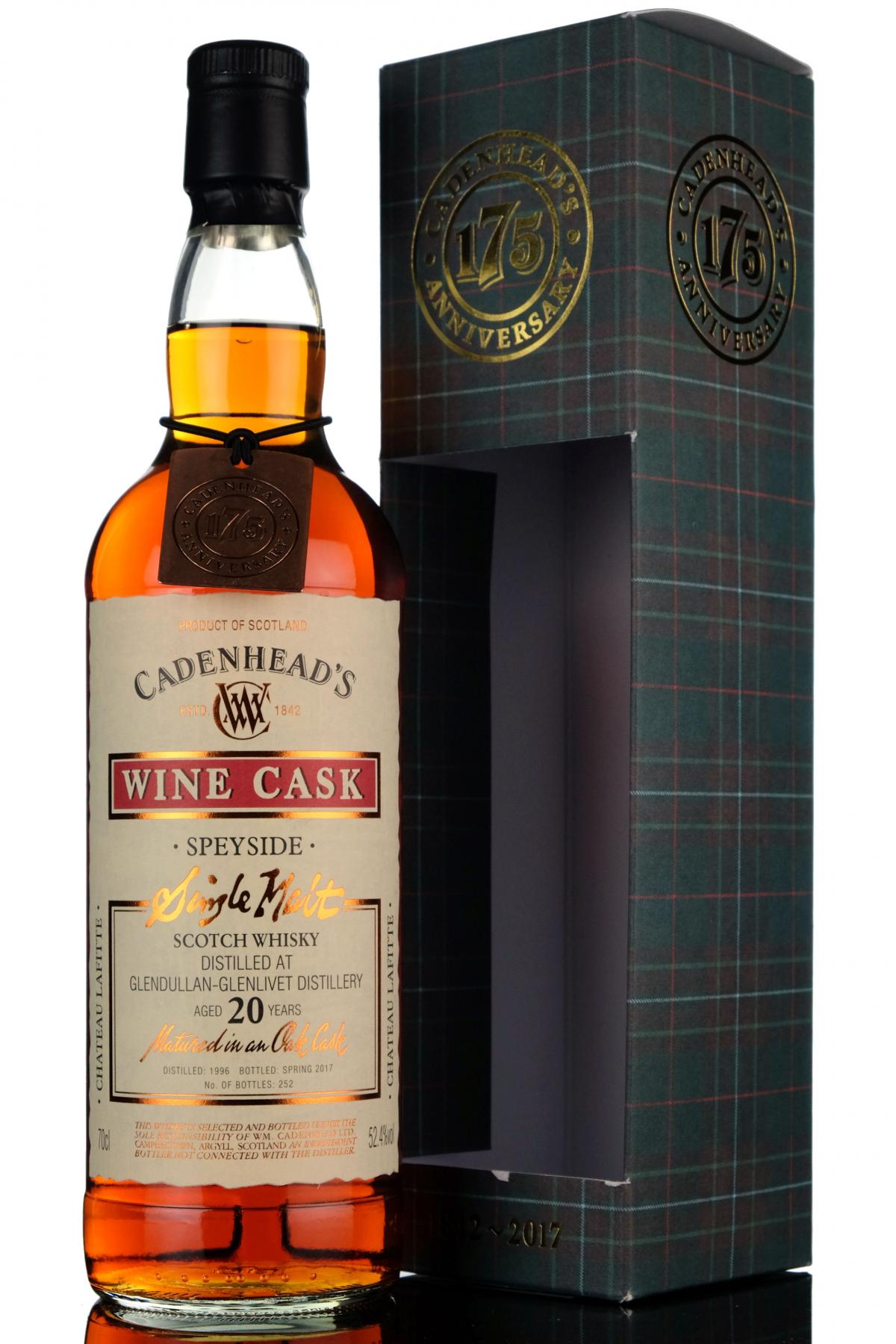 Glendullanglenlivet 1996 - 2017 20 Cadenheads Wine Cask