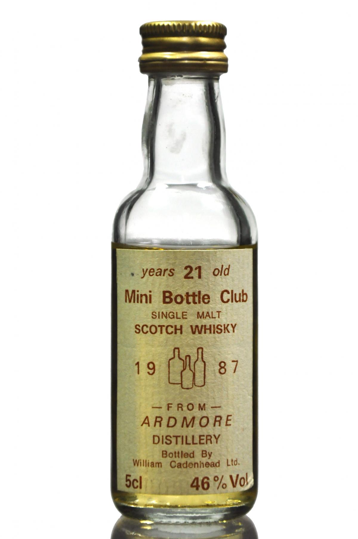 Ardmore 1987 - Mini Bottle Club - Cadenhead Miniature