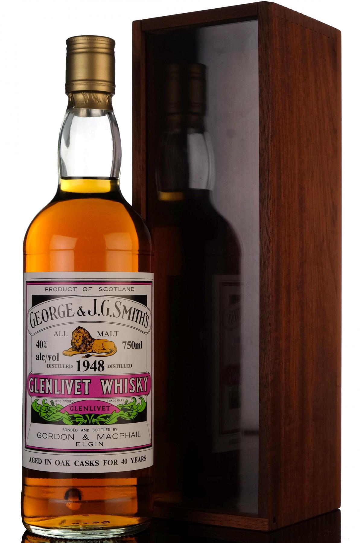 Glenlivet 1948 40 Gordon Macphail