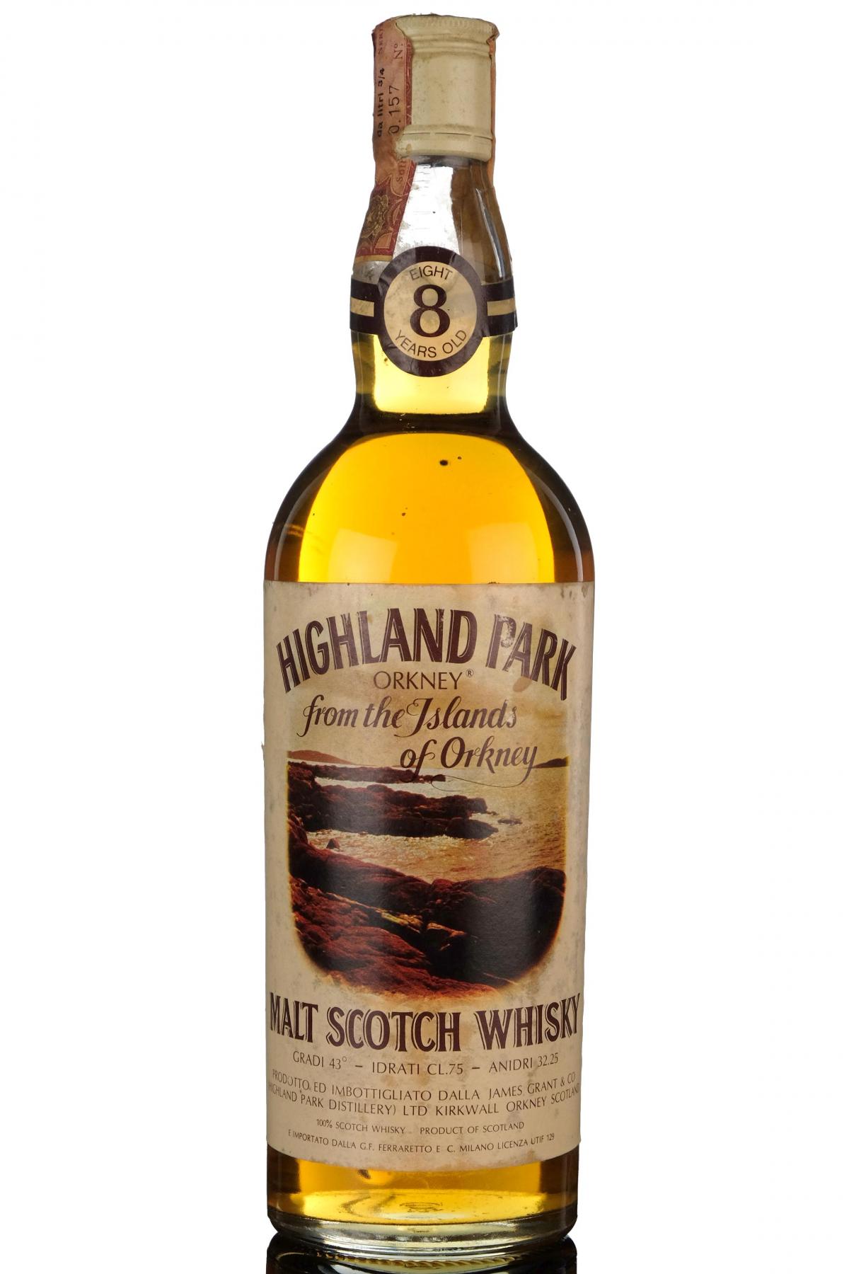 Highland Park 8 1970s Ferraretto Import