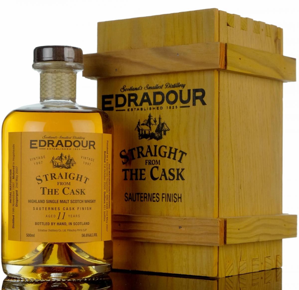 Edradour 1997-2008 - 11 Year Old - Straight From The Cask - Sauternes Finish