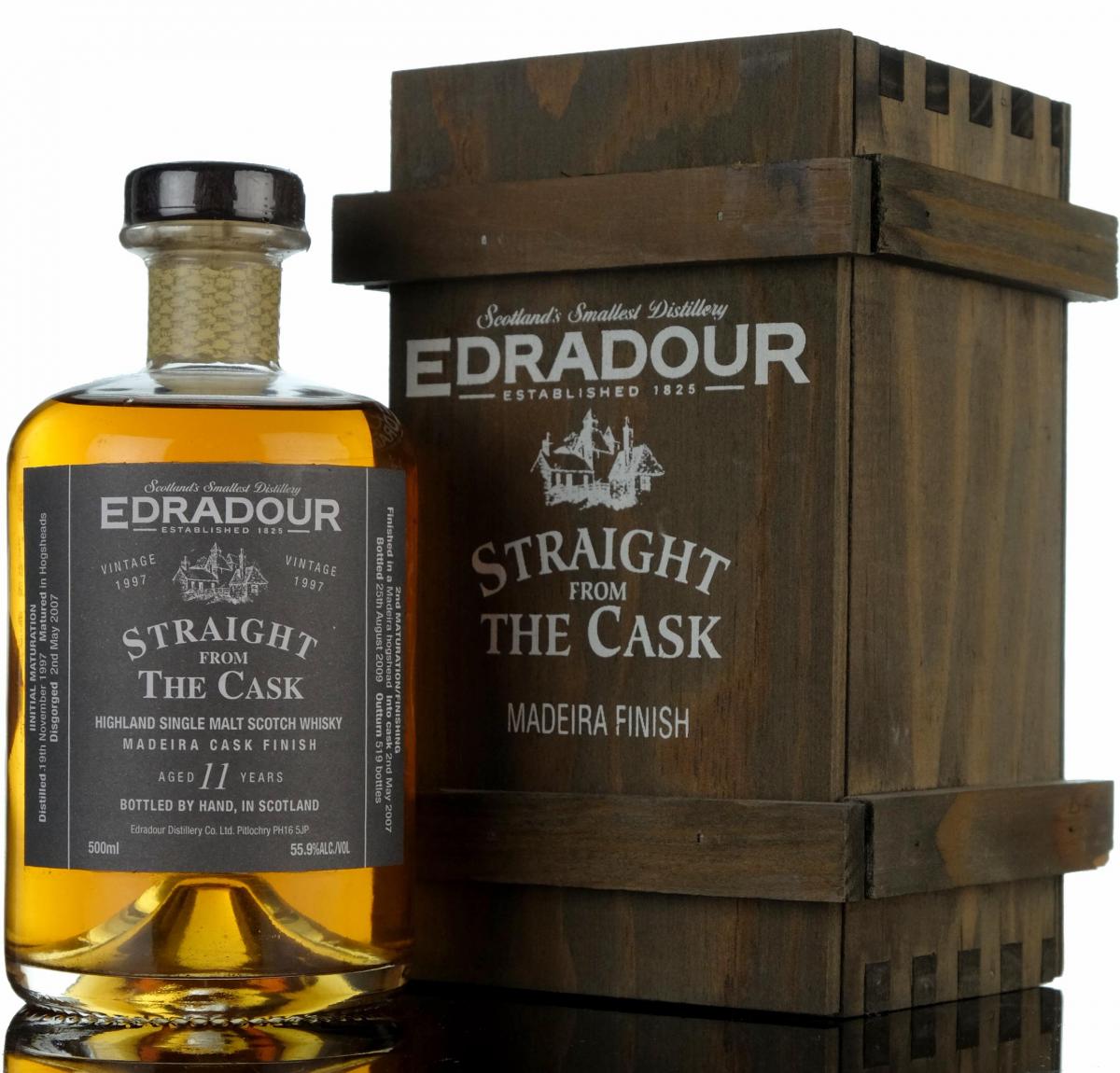 Edradour 1997-2009 - 11 Year Old - Straight From The Cask - Madeira Cask Finish