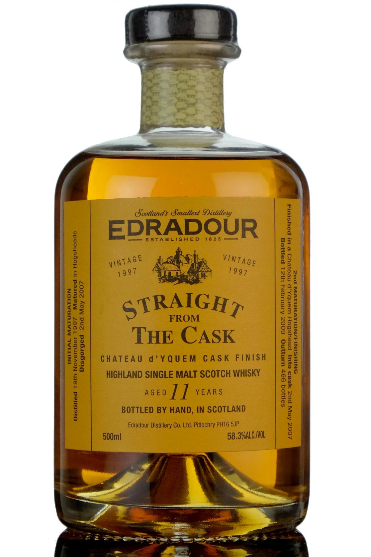 Edradour 1997 - 2009 11 Straight From The Cask Chateau Dyquem Cask Finish