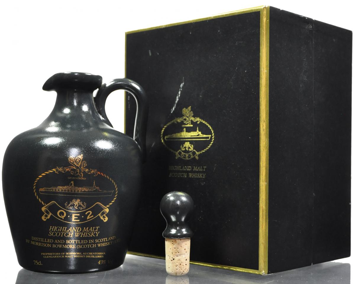 QE2 Highland Malt - Morrison Bowmore - Ceramic Decanter