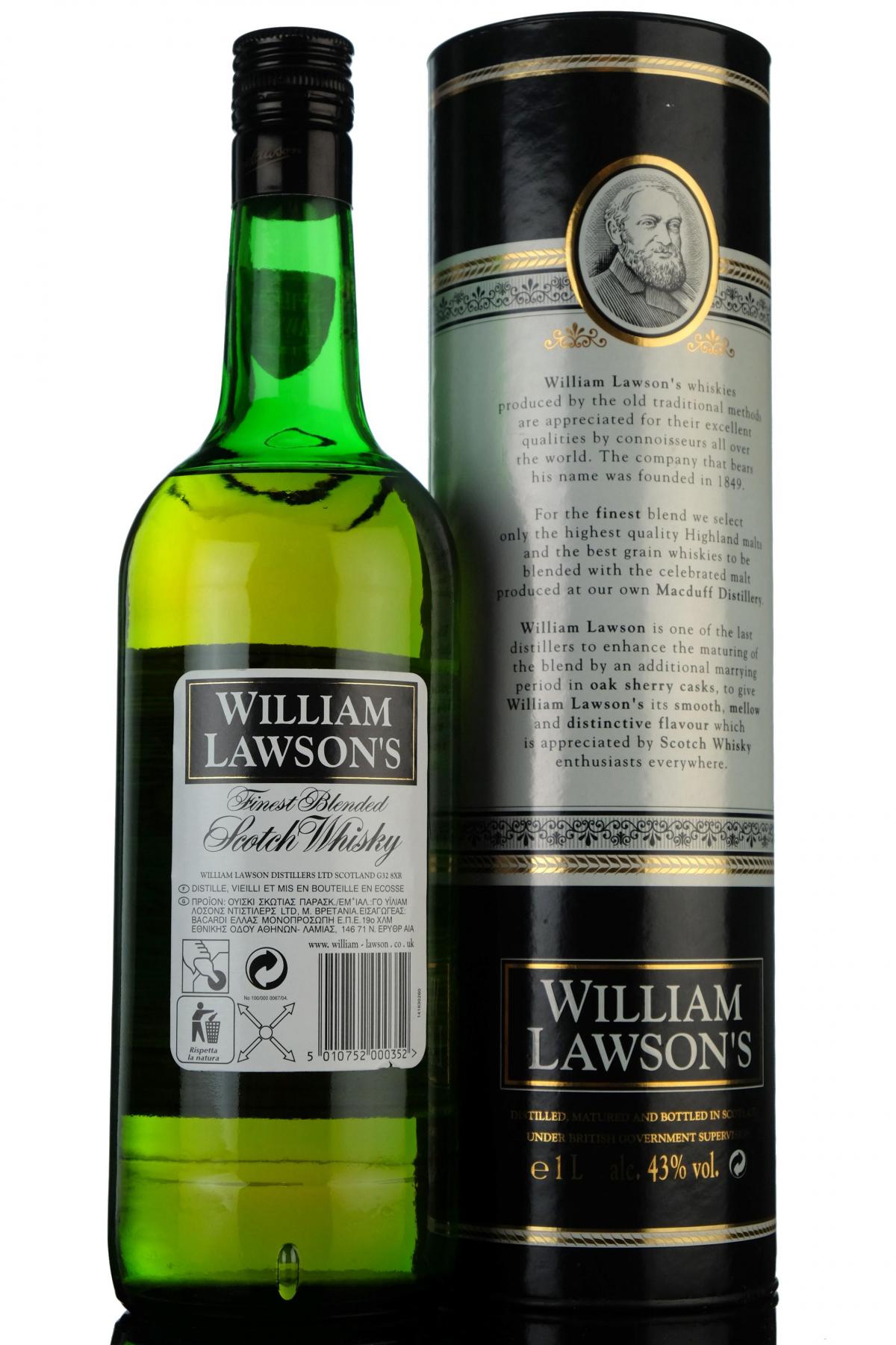 William Lawson - 1 Litre