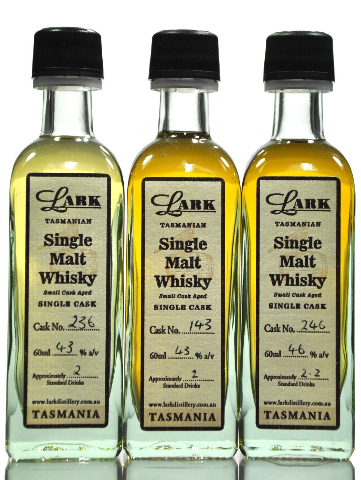 3 x Lark Tasmanian Miniatures