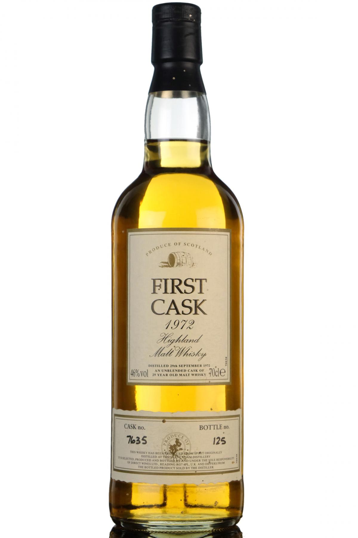 Glencadam 1972 29 First Cask 7635