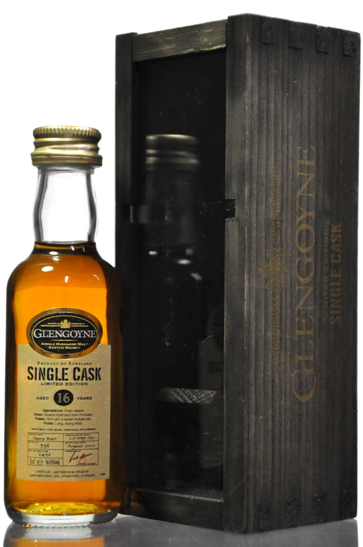 Glengoyne 1990-2006 - Single Cask Miniature