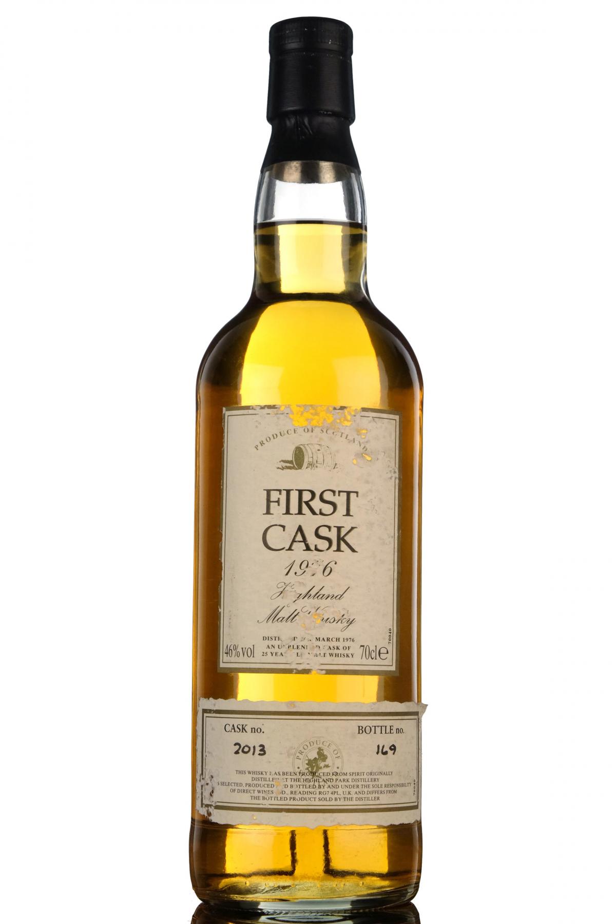 Highland Park 1976 - 25 Year Old - First Cask 2013