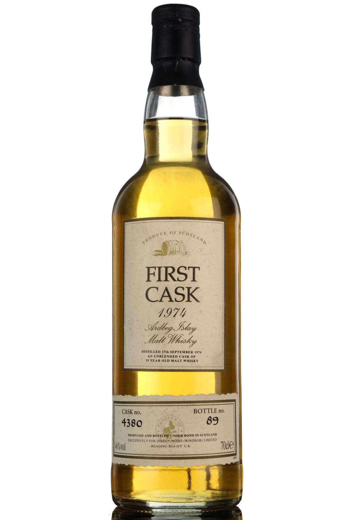 Ardbeg 1974 19 Year Old First Cask 4380