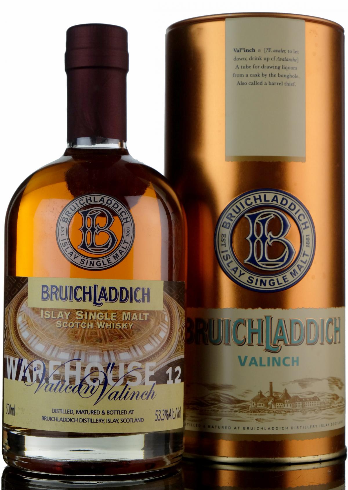 Bruichladdich 1991 Valinch Vatican Warehouse 12
