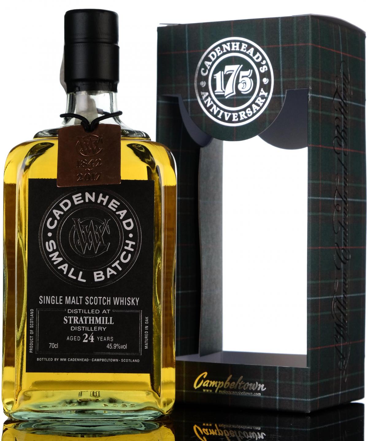 Strathmill 1992-2017 - 24 Year Old - Cadenheads 175th Anniversary