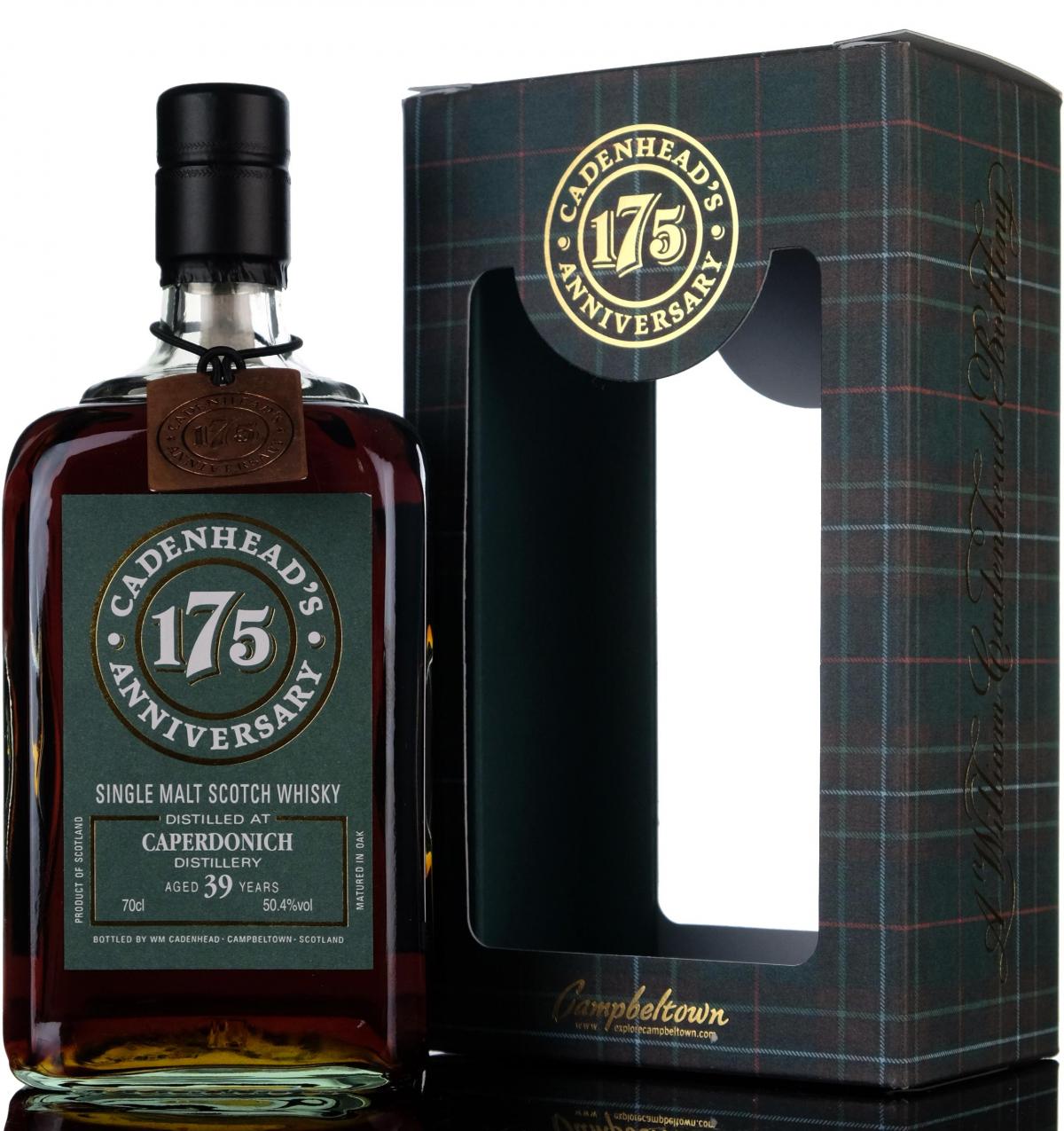 Caperdonich 1977-2017 - 39 Year Old - Cadenheads 175th Anniversary