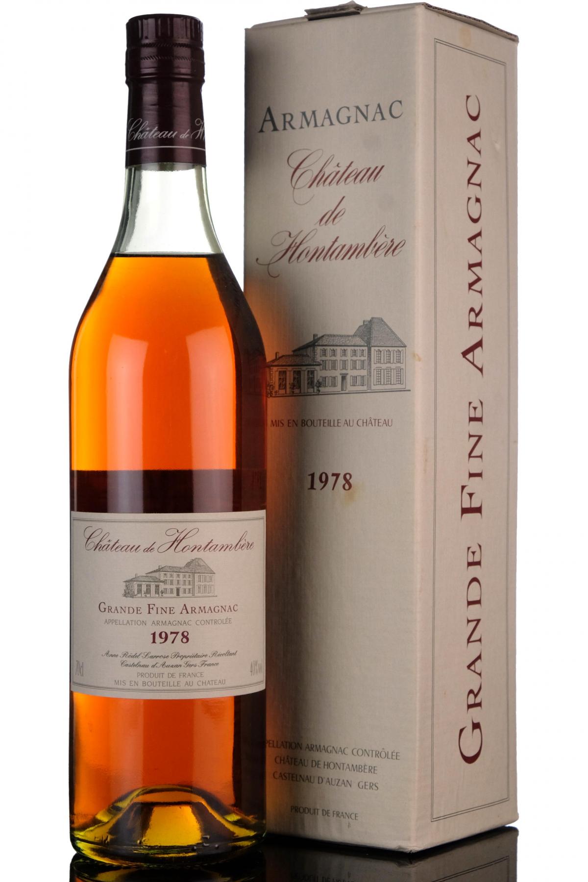 Chateau De Hontambere 1978 Armagnac
