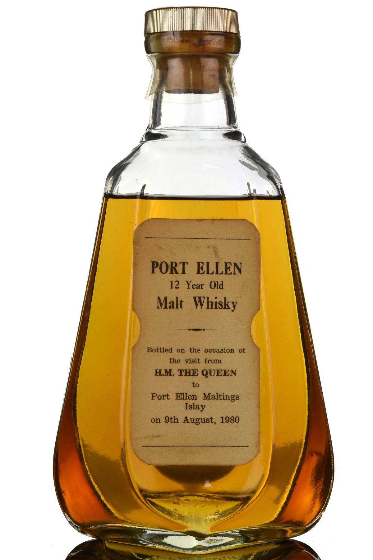 Port Ellen 12 Year Old - Queens Visit - 1980