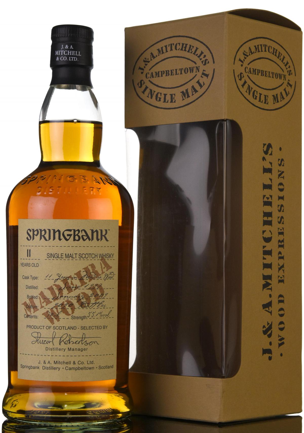 Springbank 1997-2009 - Madeira Wood