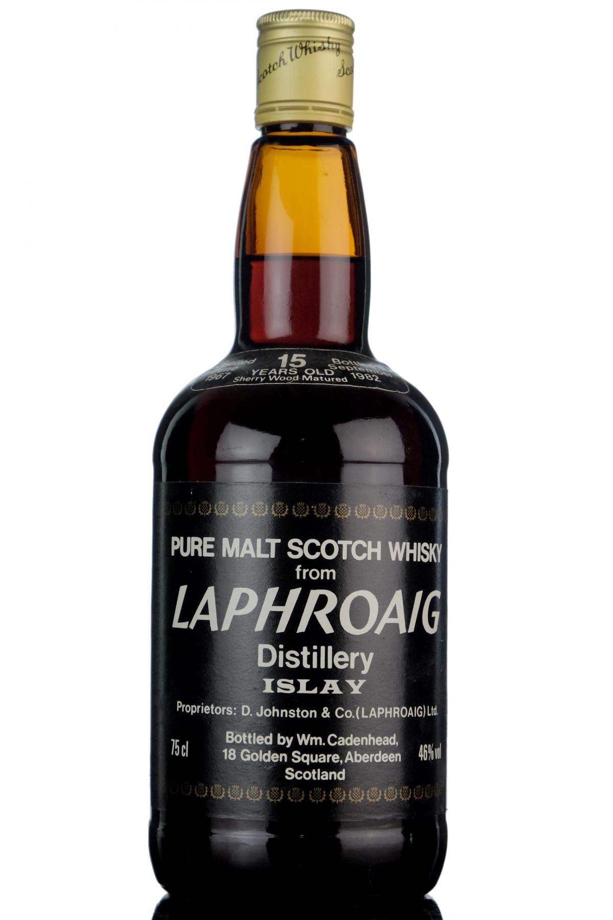 Laphroaig 1967-1982 - 15 Year Old - Cadenhead Dumpy - Sherry Cask