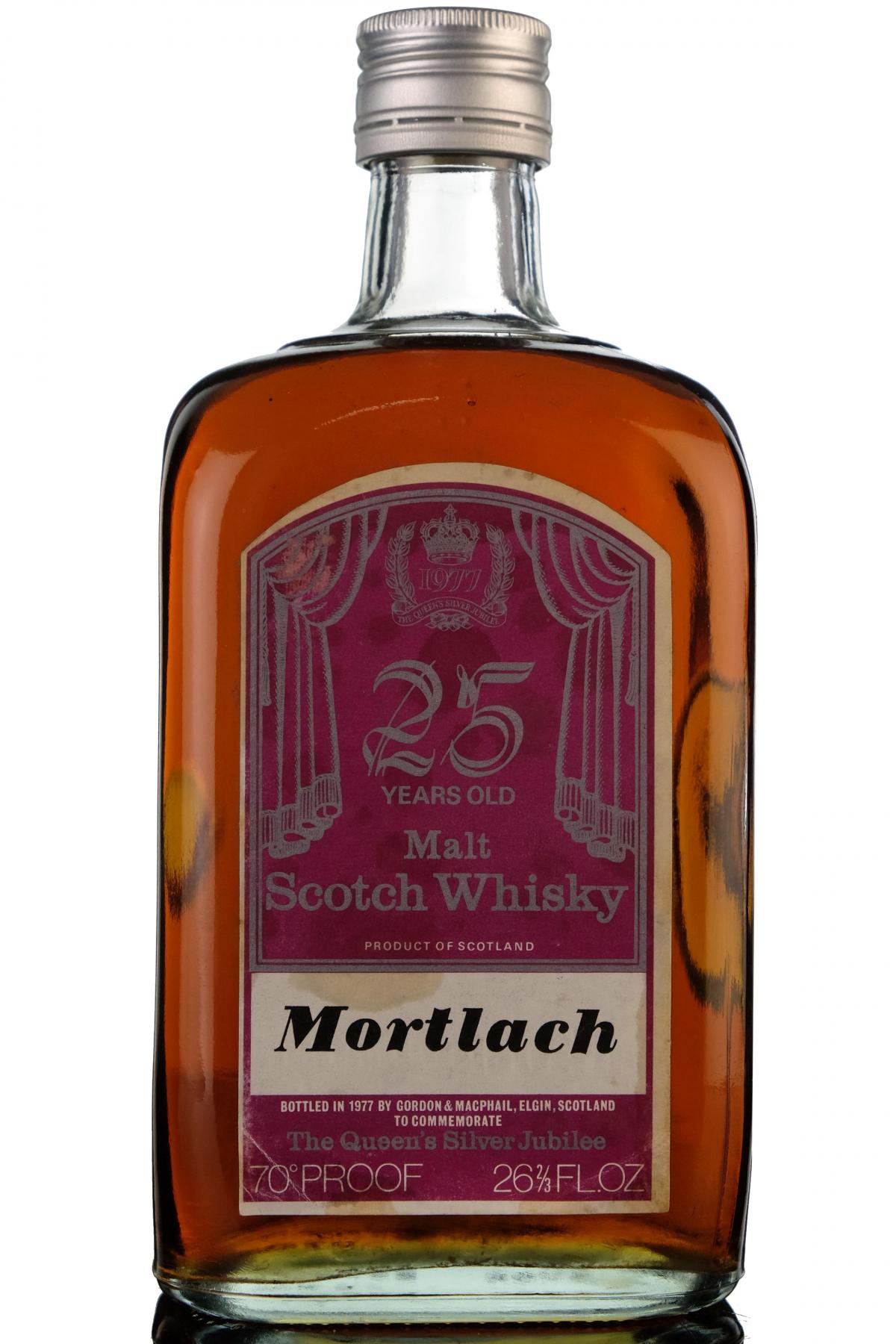 Mortlach 25 Year Old - Gordon & MacPhail - Queens Silver Jubilee 1977