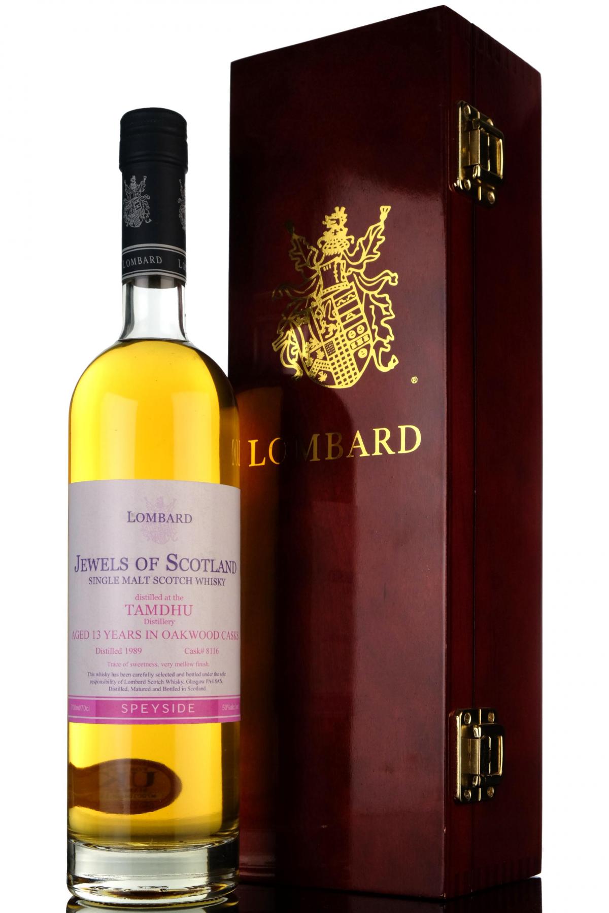 Tamdhu 1989 - 13 Year Old - Jewels Of Scotland - Lombard