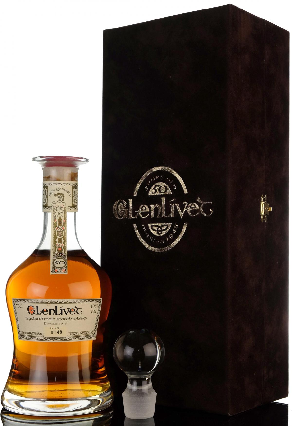 Glenlivet 1948 50 Gordon Macphail Decanter