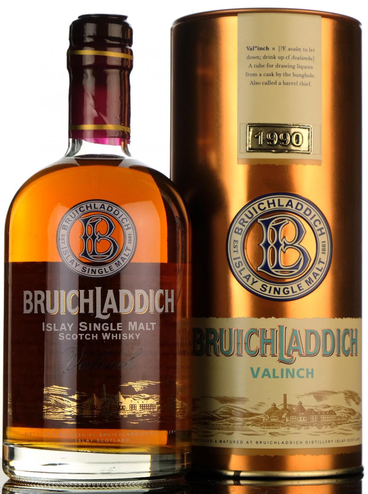 Bruichladdich 1990-2004 - Valinch - Single Cask 3666 - 10 Bottles