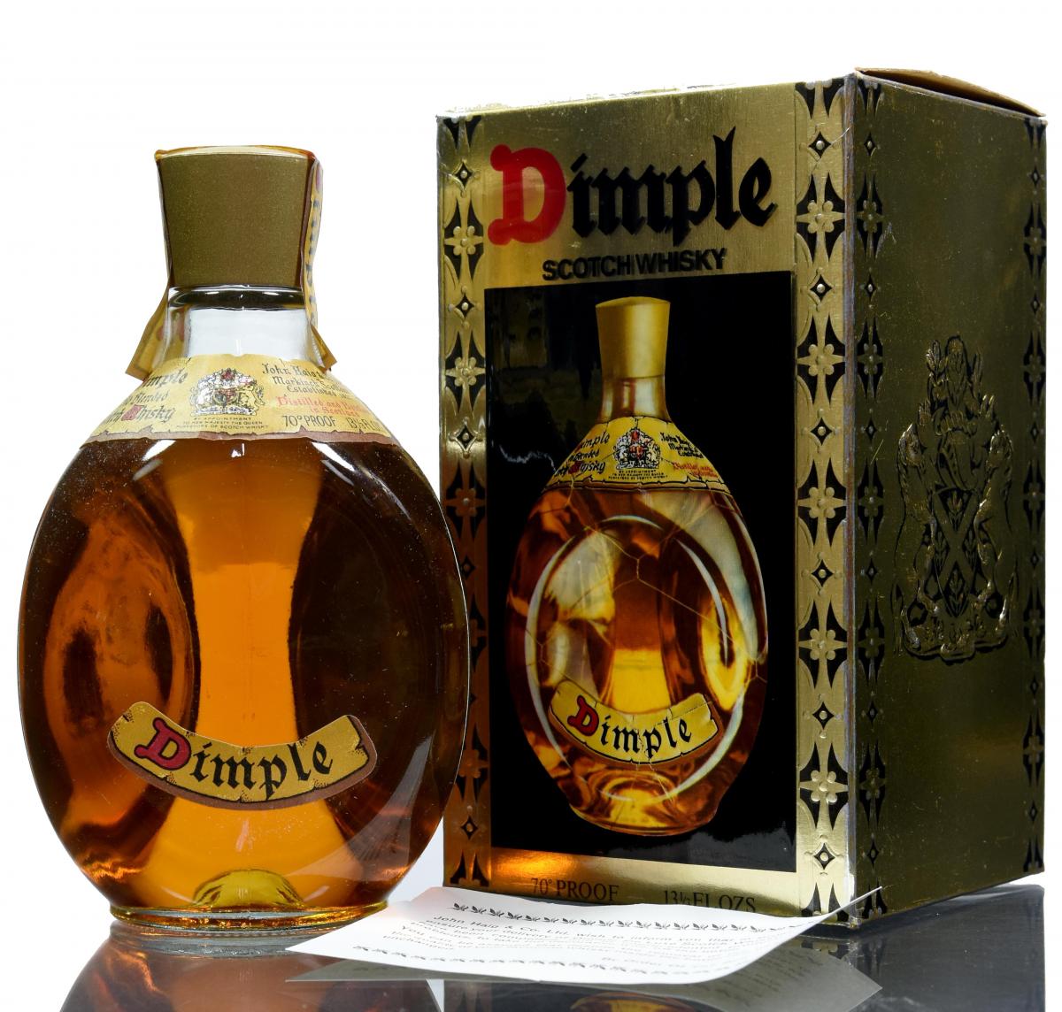 Dimple 13 1/3 Fl Ozs - 1970s