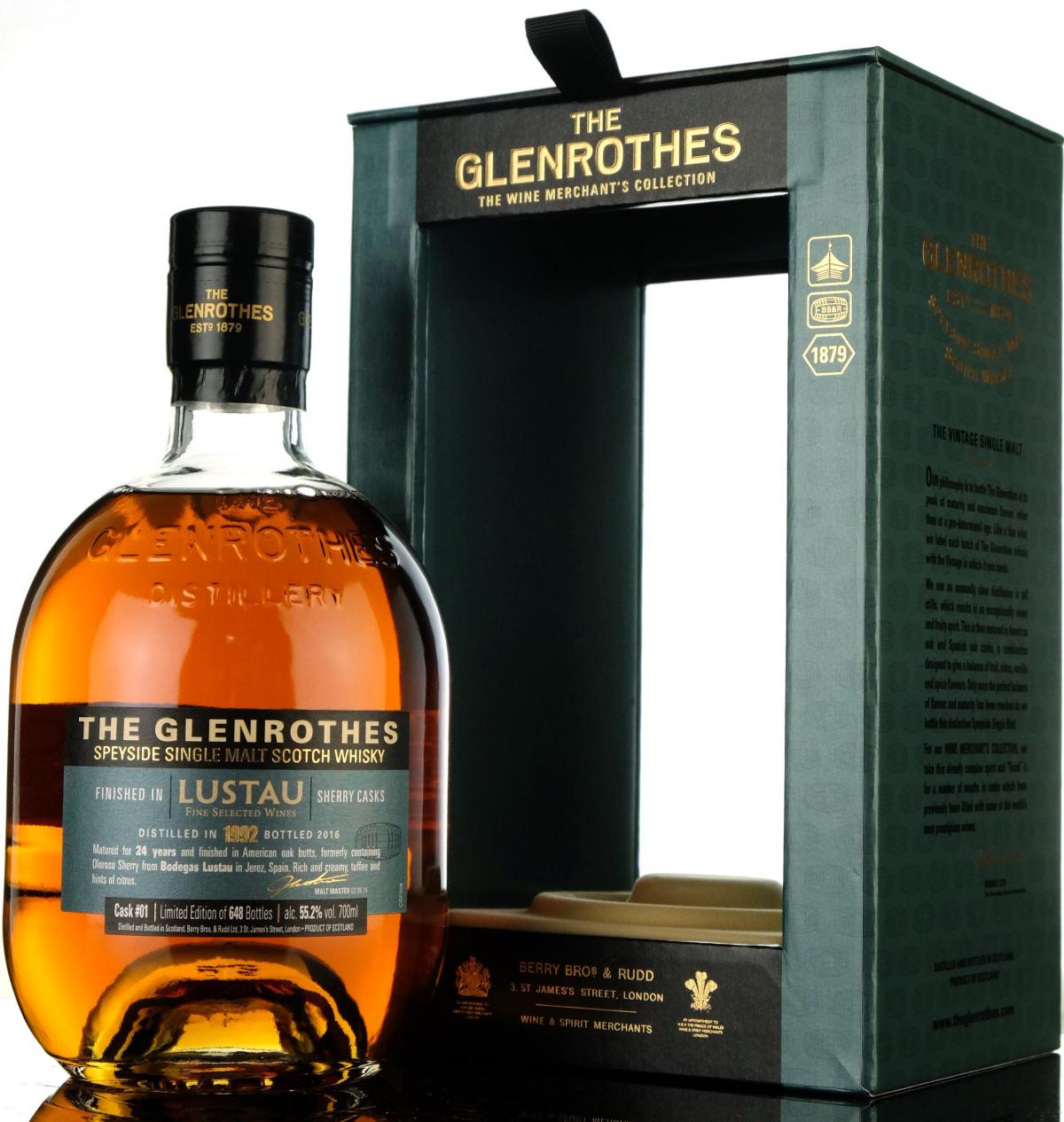 Glenrothes 19922016 24 Year Old Lustau Single Cask 01