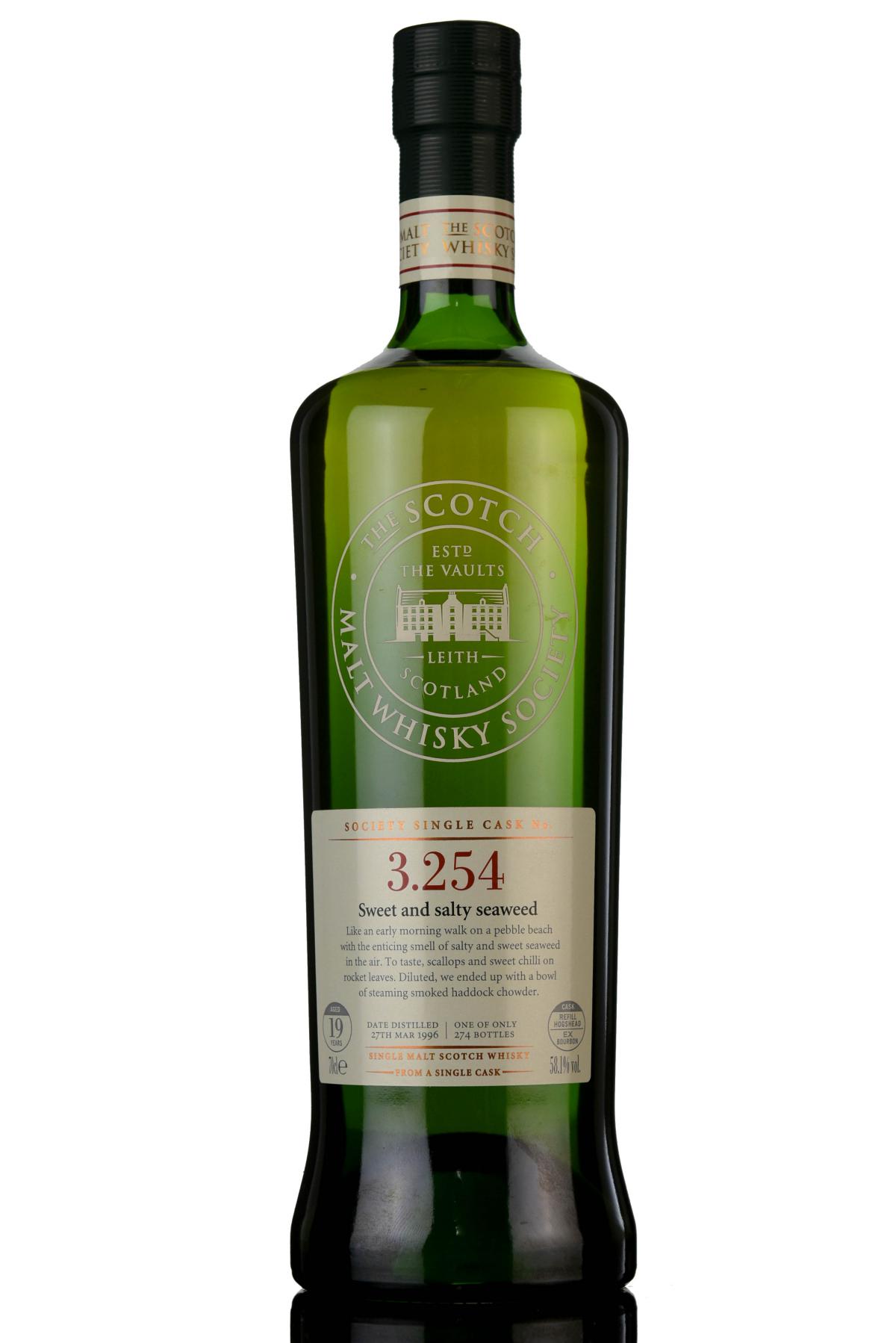 Bowmore 1996 - 19 Year Old - SMWS 3.254