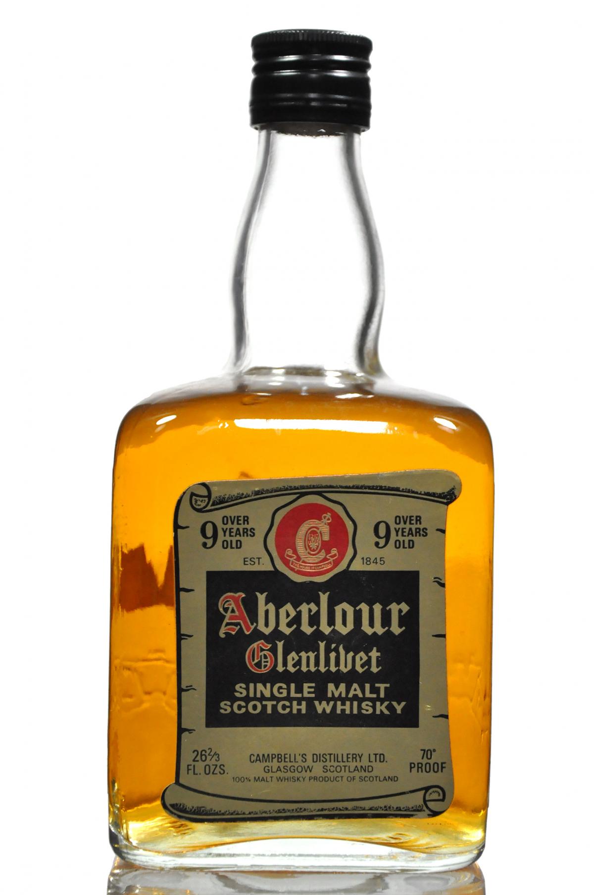 Aberlour-Glenlivet 9 Year Old - 1970s