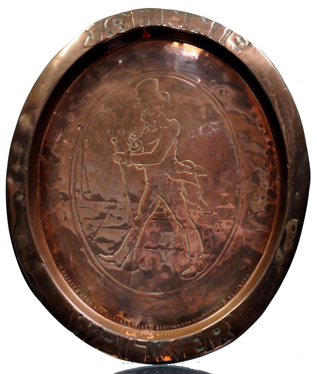 Johnnie Walker Copper Tray