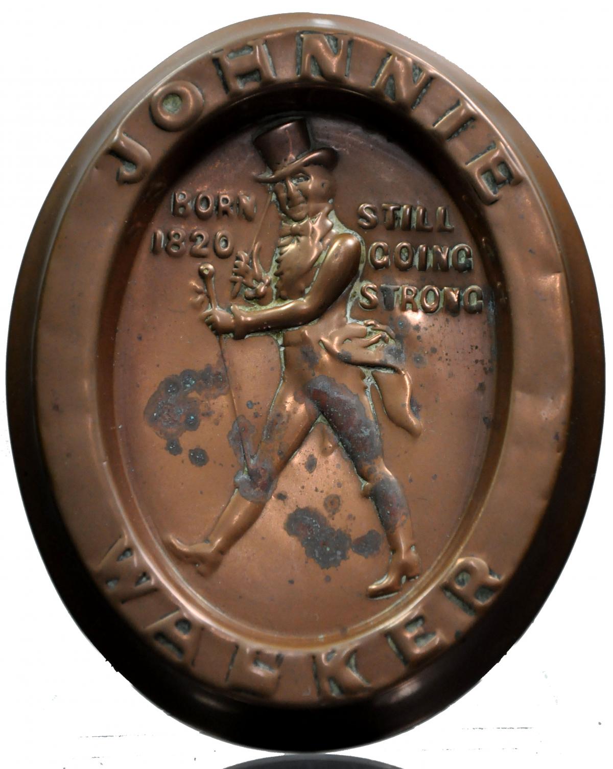 Johnnie Walker Copper Coin Tray