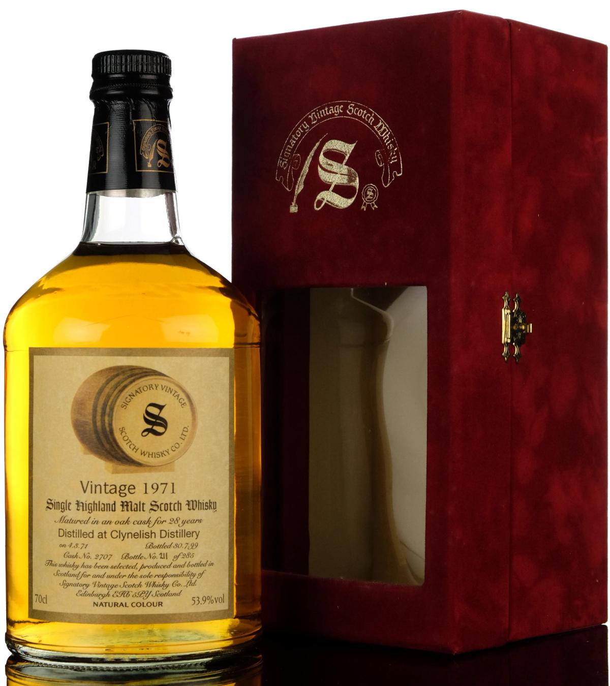 Clynelish 1971 - 1999 28 Signatory Vintage