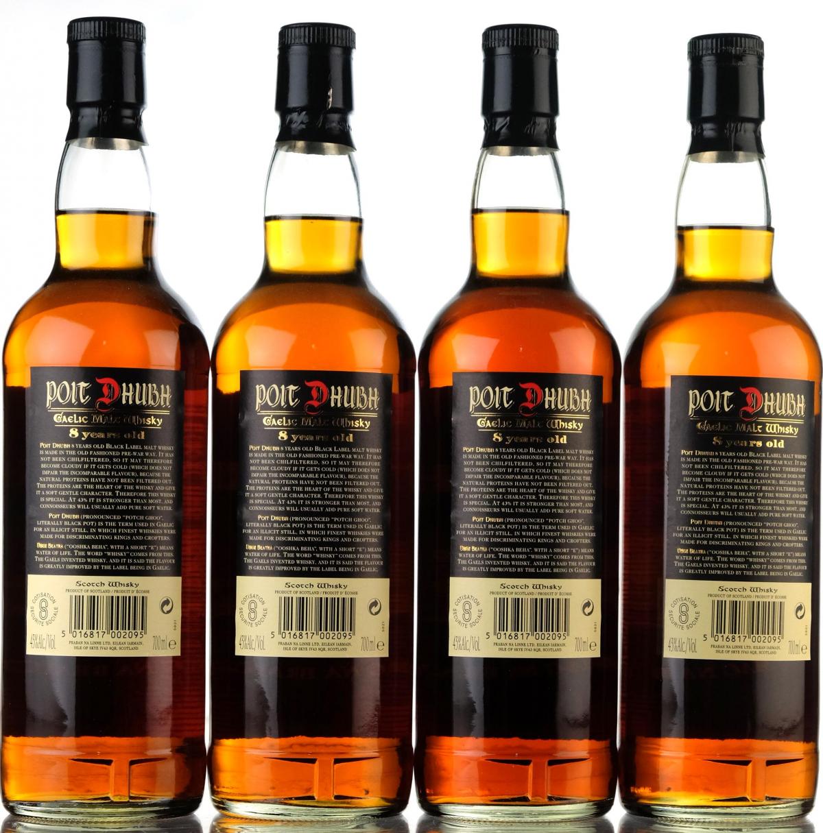 4 x Poit Dhubh 8 Year Old