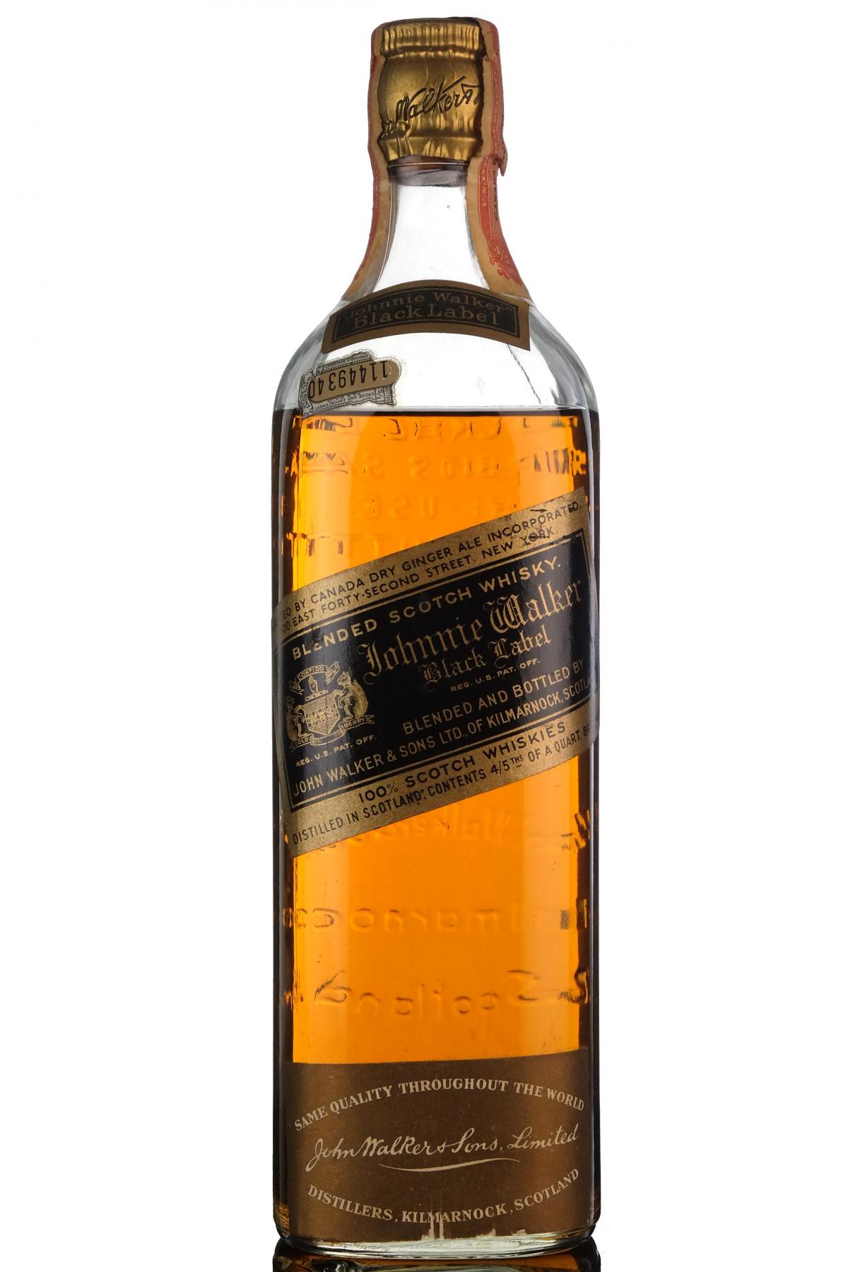 Johnnie Walker Black Label - 1940s - Whisky-Online Auctions