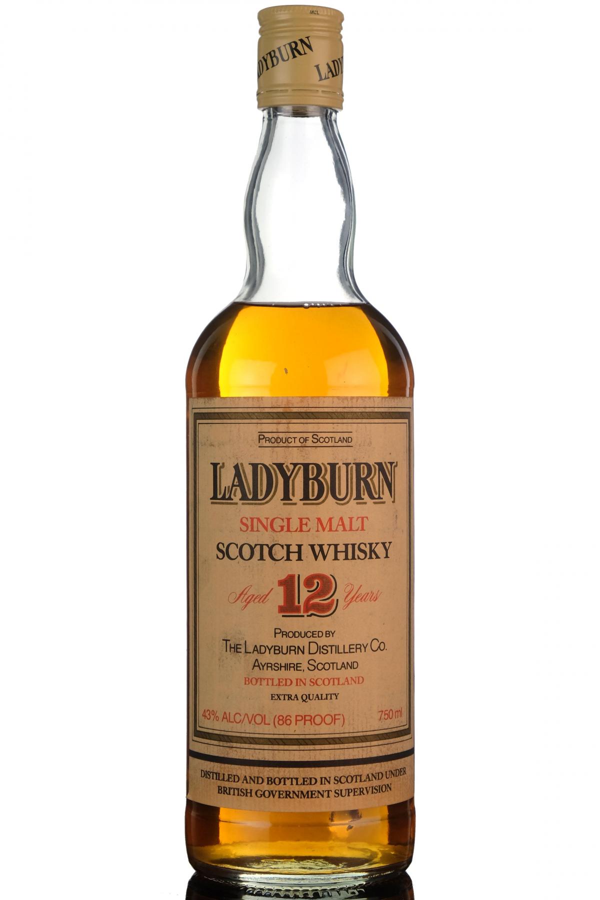 Ladyburn 12 Year Old  1980s