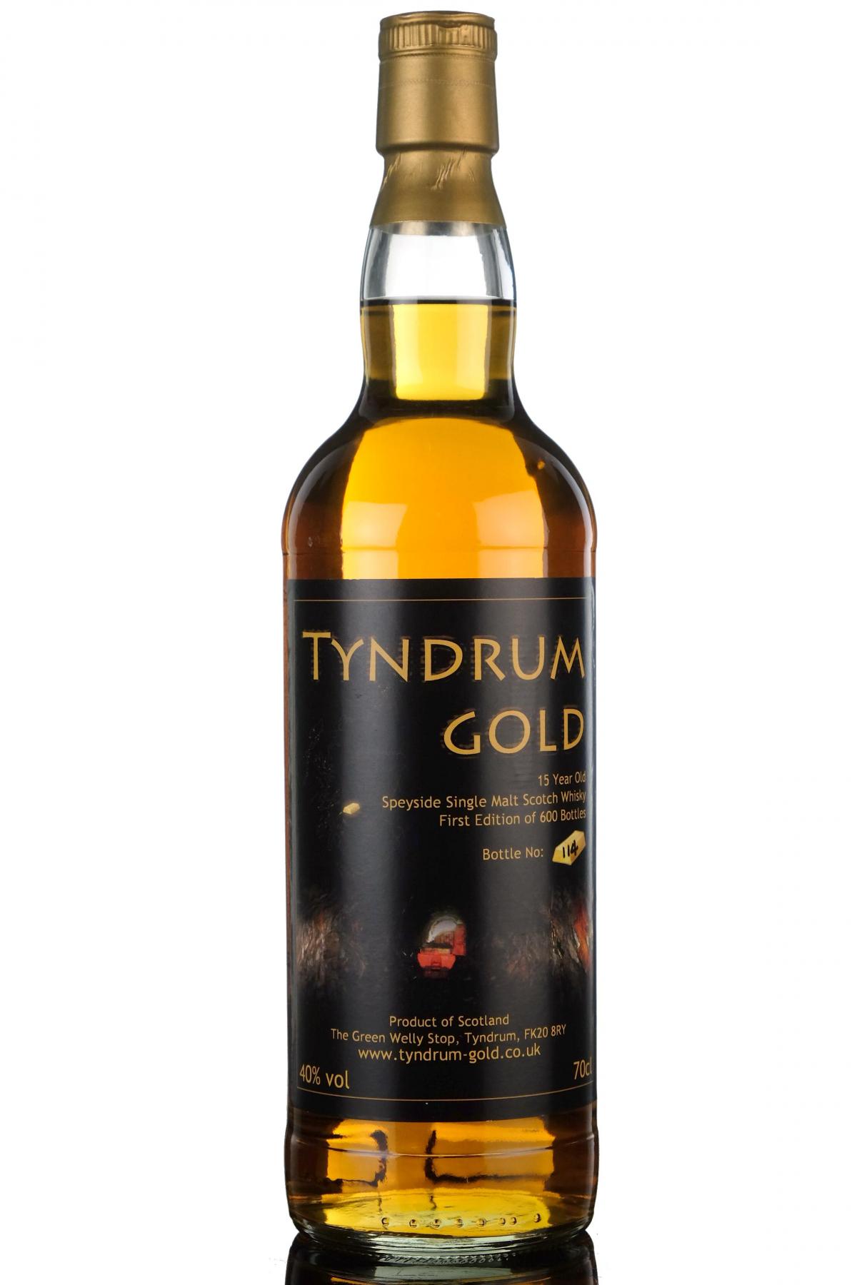 Tyndrum Gold 15 Year Old - First Edition