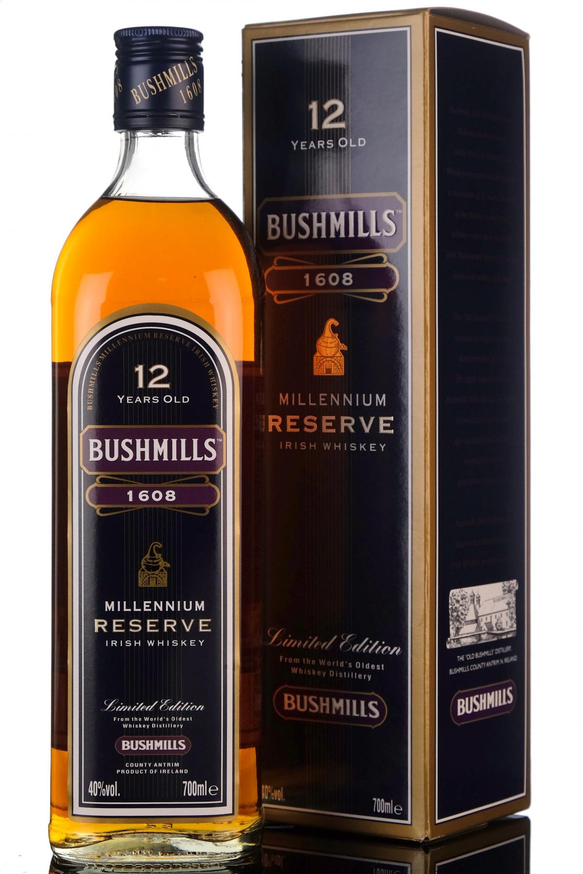 Bushmills 12 Year Old - Millennium Reserve - Irish Whiskey