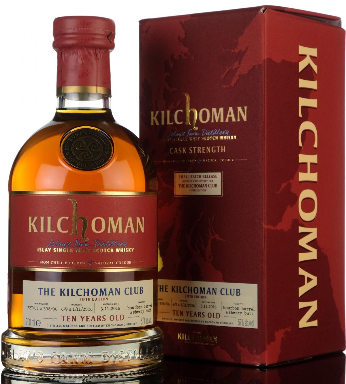 Kilchoman Club 20062016  5th Edition
