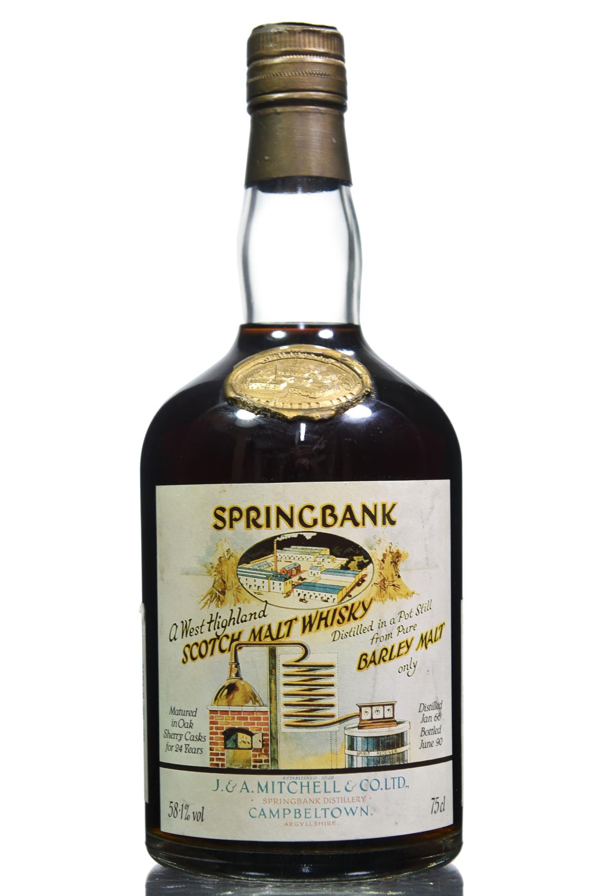 Springbank 1966-1990 - 24 Year Old - Local Barley - Single Cask 443 - US Import