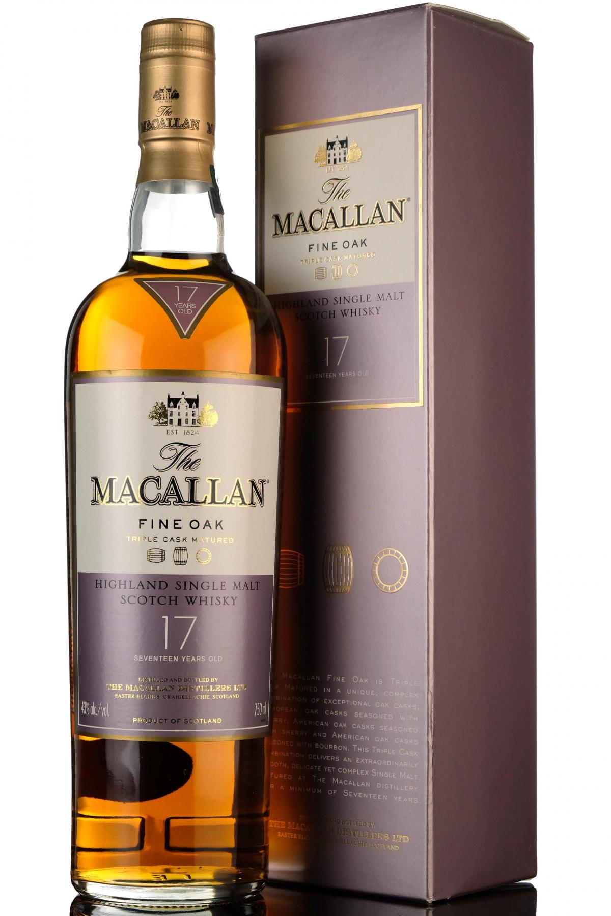 Macallan 17 Year Old - Fine Oak - 2000s