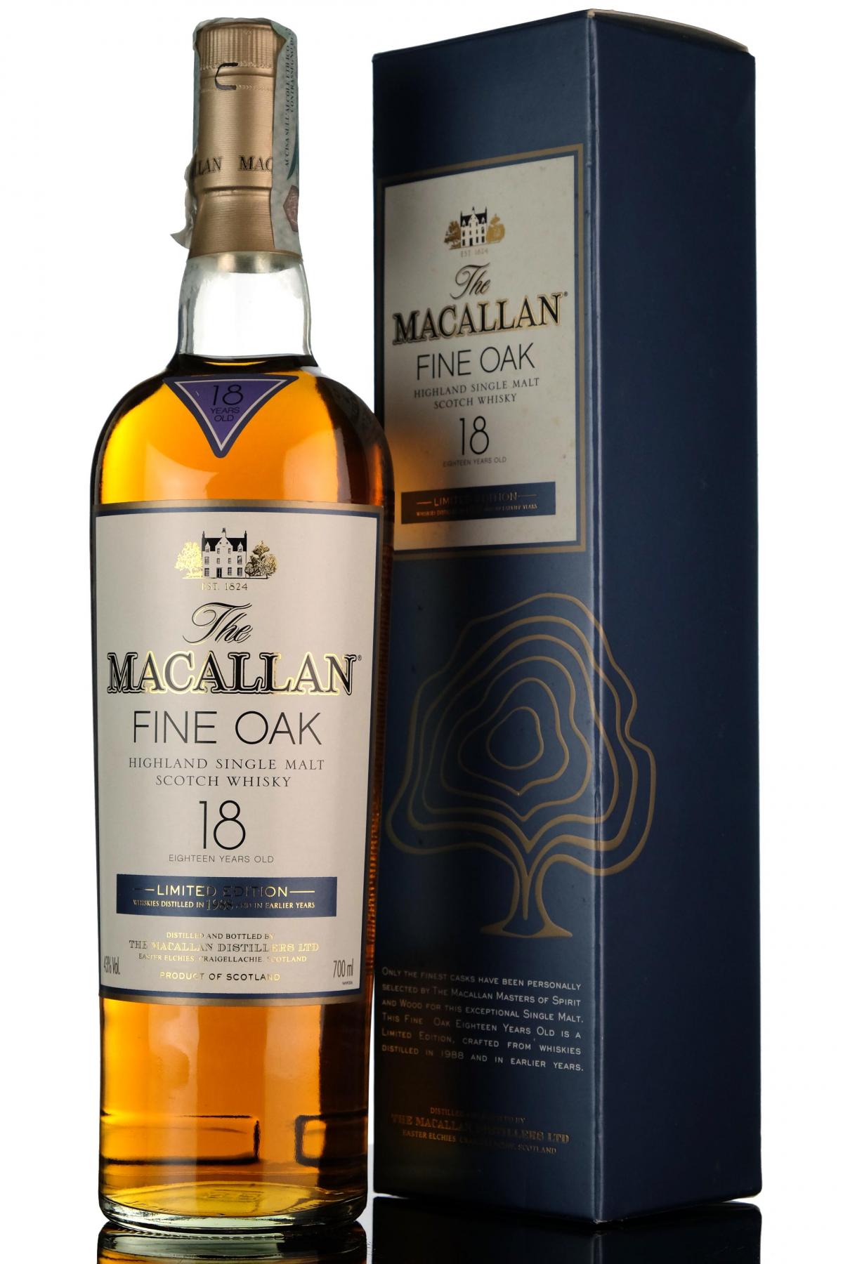 Macallan 18 Fine Oak Limited Edition