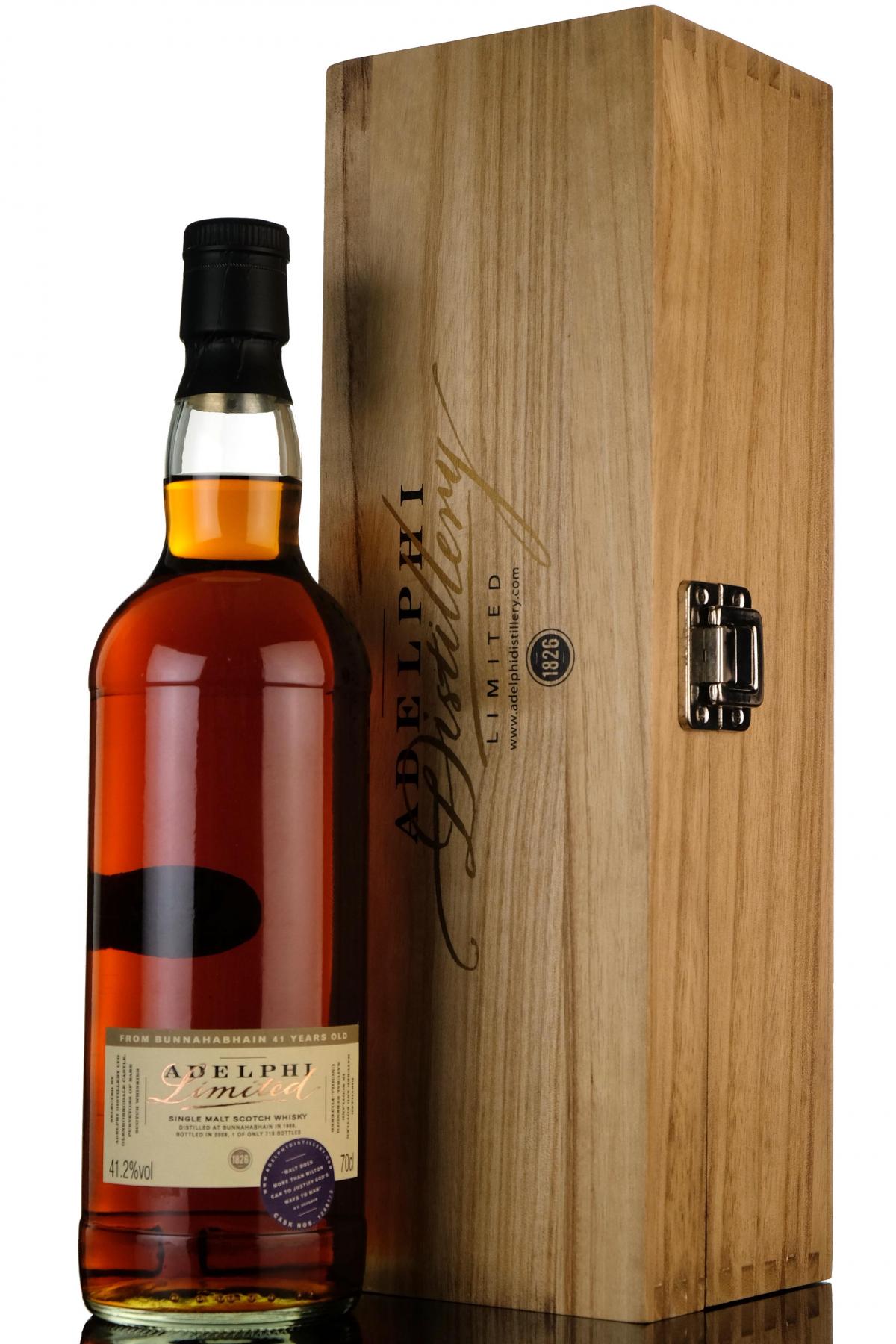Bunnahabhain 1968 - 2008 41 Adelphi Cask 124013