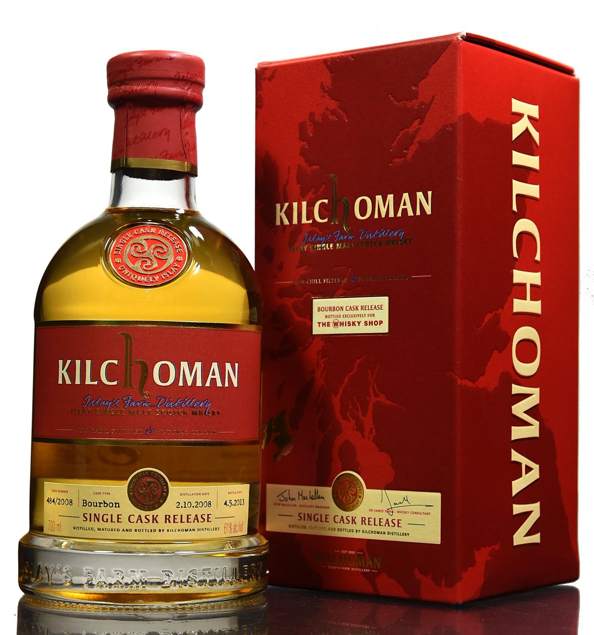 Kilchoman 2013-2008 - Bourbon Cask