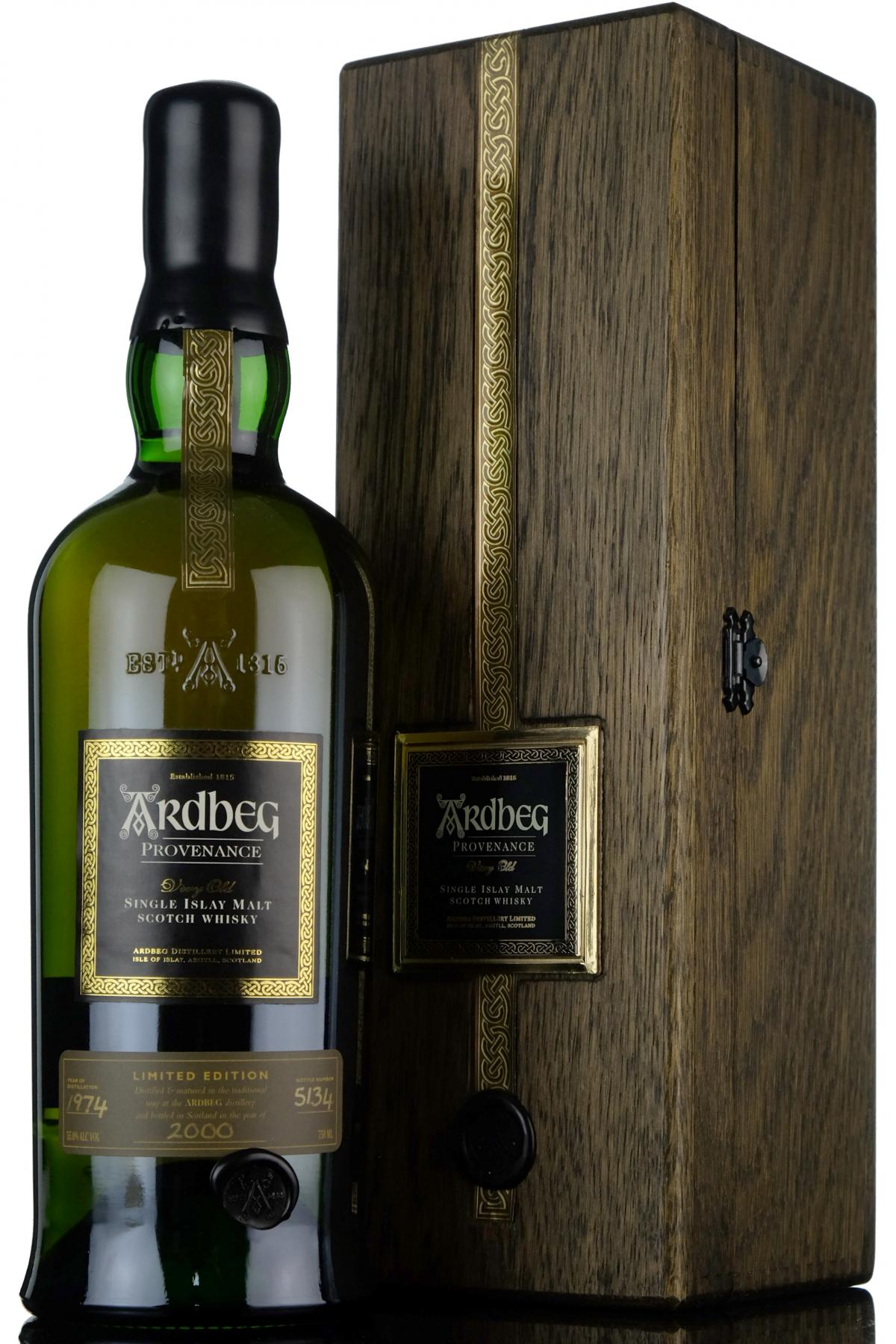 Ardbeg 1974-2000 - Provenance - 3rd Release - Brown Forman Import