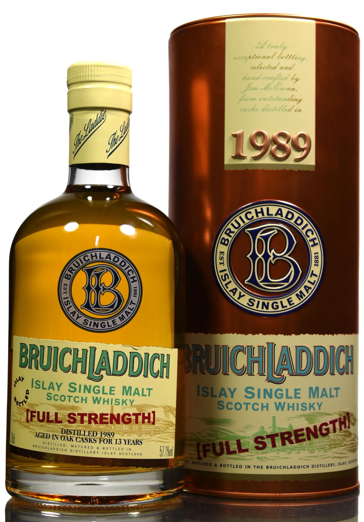 Bruichladdich 1989-2003 - 13 Year Old - Full Strength