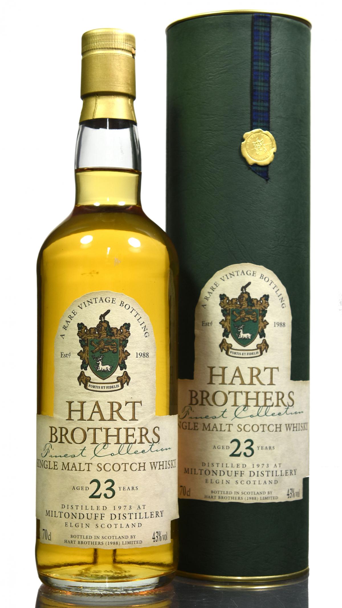 Miltonduff 1973 - 23 Year Old - Hart Brothers - Finest Collection