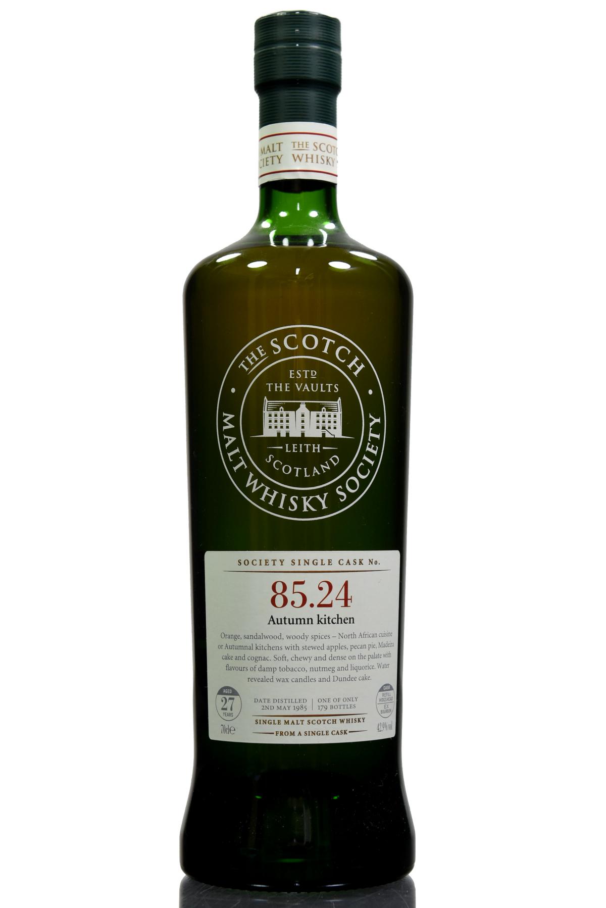 Glen Elgin 1985 - 27 Year Old - SMWS 85.24